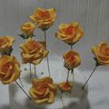 Des Roses et des Freesias en sucre