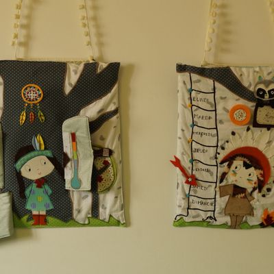 Calendrier pour petits indiens