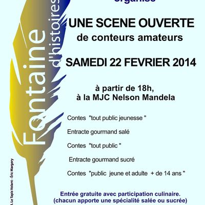 scène ouverte des conteurs amateurs (2ème édition) à la MJC de Fontaine