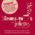 Les rendez-vous de Juliette édition #4, c'est parti!