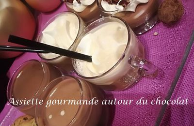 Assiette gourmande autour du chocolat