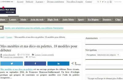 CréaZoé sur France Net Infos - Actus en ligne
