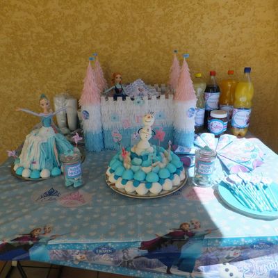 Décoration Anniversaire Thème Reine de Neiges