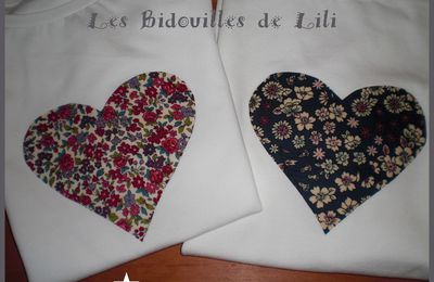 T shirt et appliqué