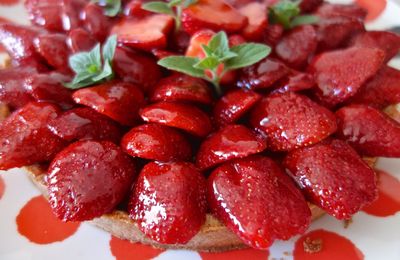 Tarte aux fraises