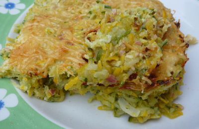 Gratin de courgettes 