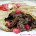 Confit de sanglier au jus de grenade frais 