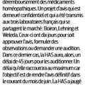 Déremboursement de l'homéopathie