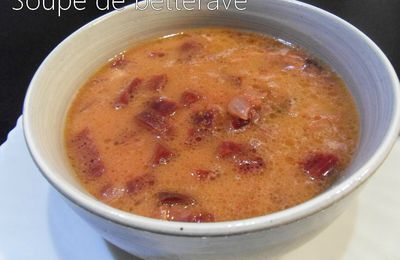 SOUPE DE BETTERAVE