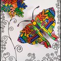 Papillons et fleur Matisse