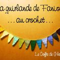 Guirlande de Fanions au crochet - Tuto simple