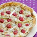 Tarte croustillante au thon et safran