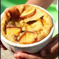 Clafoutis aux pêches et tomates cerises (ss gluten)