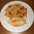 Poulet à l' Ail et Nouilles Chilli Garlic ...