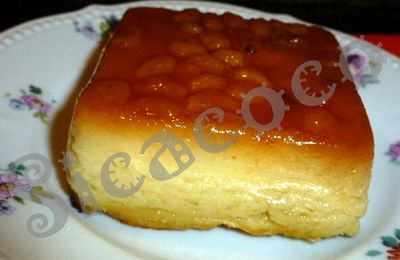 FLAN ONCTUEUX ..TOUT POMMES