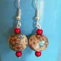 Boucles d'oreilles fleuries pour le printemps !!!