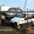 Aixam 400 + Peugeot 403 berline (Hannonville)