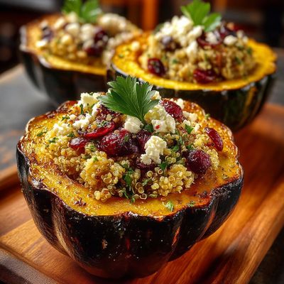 Ma Courge Gland Farcie : Le plat végétarien coloré qui va vous faire adorer l'automne !