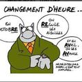 ATTENTION CHANGEMENT D'HEURE !