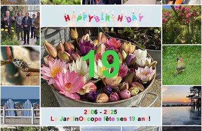 C'est le 19ème anniversaire de mon JardinOscope