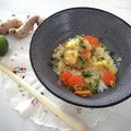 Lotte au curry citron vert
