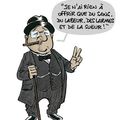 Hollande annonce la hausse du chômage - Dessin de Troud