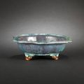 A Junyao-type tripod bowl. Ming Dynasty