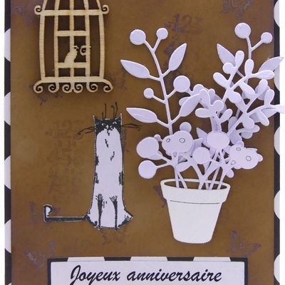 Carte à la cage
