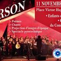 11 NOVEMBRE : DES FUSÉES DANS LE CIEL HIRSONNAIS.