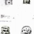 Copie à vue de masques (théâtre grec antique) 5ème A