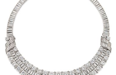 Mid-20th century diamond necklace, Van Cleef & Arpels