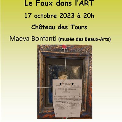 Conférence : le faux dans l'art