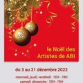 Exposition de fin d'année, à la "galerie AB Indépendants" de Joigny et jusqu'au 31 décembre 2023