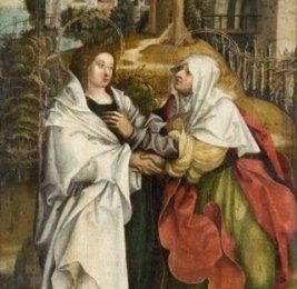 Ecole suisse du XVIe siècle Suiveur de Hans Fries. La Visitation