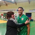 Nathalie supportrice de l'équipe de Basket de Longueau