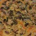 Tarte fine Champignons - Gorgonzola