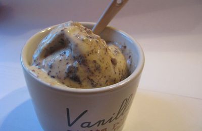 La glace vanille / brownie
