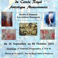 EXPOSITION MOUSCRON (Belgique) du 25/09 au 04/10/2015