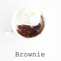 Mug cake brownie et Nocciolata