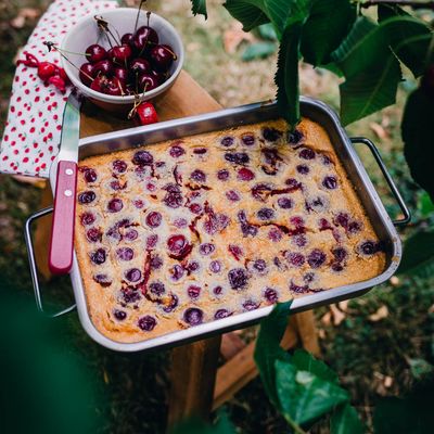 Clafoutis ultra crémeux aux cerises