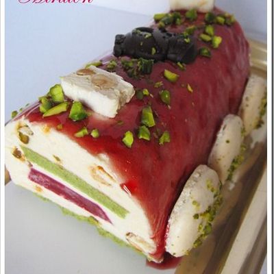 ¤¤¤BÛCHE NOUGAT FRAMBOISE¤¤¤