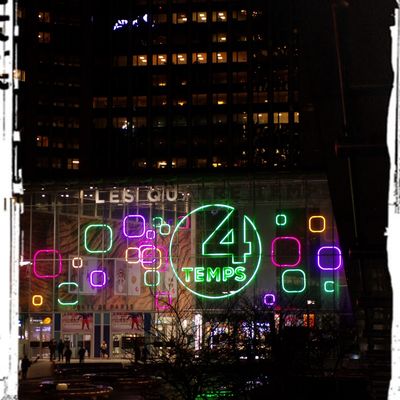 Nocturne, Une nuit lumineuse, à la Défense (jour des 4 ans)