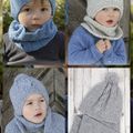 Des modèles simples : Bonnet, écharpe et snood pour enfant