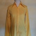 H120 : Chemise jaune 80's T.M