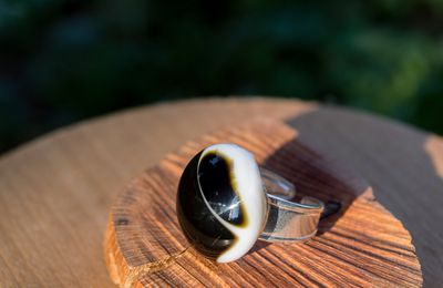 BAGUE "Noir & Blanc"