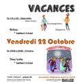 Boum des vacances 22/10/2021