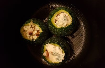 COOKÉO. Courgette ronde au bleu 