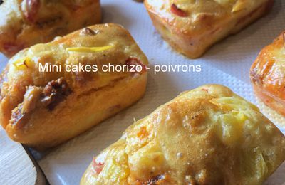 Mini cakes chorizo - poivrons