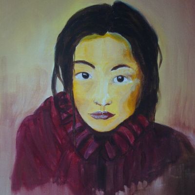 acrylique sur toile progression