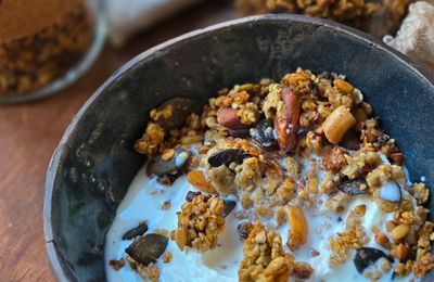{Recette} Granola aux bananes mûres